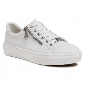 Rieker White Platform Sneaker