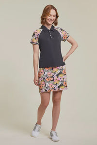 Tribal Colour-Block Performance Polo